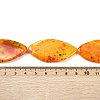 Dyed Natural Agate Beads Strands G-U029-E01-5