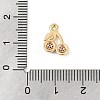 Brass Micro Pave Cubic Zirconia Pendants KK-R219-36F-G-3