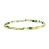 Faceted Round Glass Beads Stretch Bracelet for Teen Girl Women BJEW-JB07072-04-1