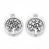 Tibetan Style Alloy Pendants LS-TIBE-S323-022AS-RS-2