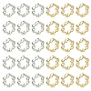 100Pcs 2 Colors CCB Plastic Bead Frame CCB-YW0001-68-1