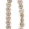 Czech Pressed Glass Beads GLAA-I061-21-1