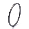 1mm Polished Plain Dome Finger Ring for Girl Women LS-RJEW-C012-02E-EB-3