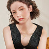 1Pc 302 Stainless Steel Heart Puzzle Pendant Cable Chain Lariat Y Necklaces for Women NJEW-TADJ0001-01KCG-7