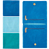 3Pcs 3 Colors Folding Velvet Jewelry Storage Bags for Earrings Rings Bracelets ABAG-CN0001-69C-1