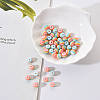 50Pcs Transparent Stripe Resin Beads RESI-YW0001-02D-8