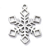 Christmas Theme Anti-Tarnish 304 Stainless Steel Pendants STAS-R003-04P-04-1