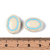 Painted Opaque Acrylic Beads OACR-T029-02I-3