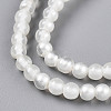 Baking Paint Transparent Glass Beads Strands DGLA-N011-4mm-01-3
