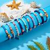 10Pcs 10 Styles Polymer Clay Heishi Beads Stretch Bracelets Sets BJEW-JB05922-9