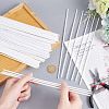 60Pcs 3 Style ABS Plastic Square & Round Tubes DIY-OC0011-73-3
