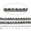 304 Stainless Steel Glass Link Chains CHS-L029-10P-04-2