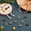 CHGCRAFT 60Pcs 6 Style Alloy Small Handmade Charms Pendants FIND-CA0005-01-4