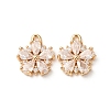 Brass Micro Pave Cubic Zirconia Pendants ZIRC-L105-06G-C04-1