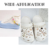 Alloy with Rhinestone Enamel Shoe Decoration Chain FIND-AB00018-6