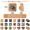42Pcs 21 Colors Resin Cabochons RESI-CJ0005-05-2
