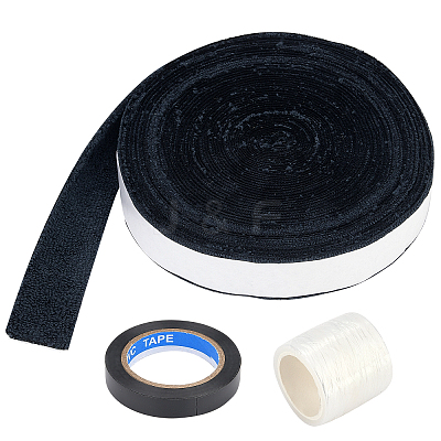 3 Rolls 3 Style Plastic Racket Hand Glue Base Film AJEW-GA0003-96A-1