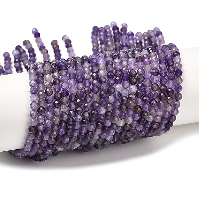 Natural Amethyst Beads Strands G-A252-A03-01-1
