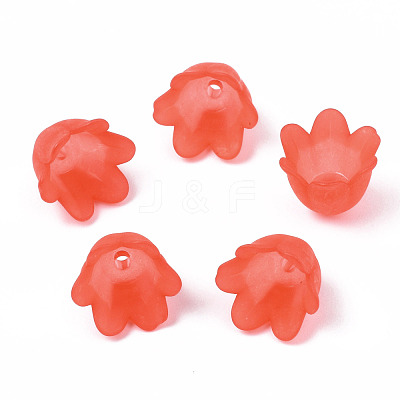 Transparent Acrylic Bead Caps FACR-N005-002H-1