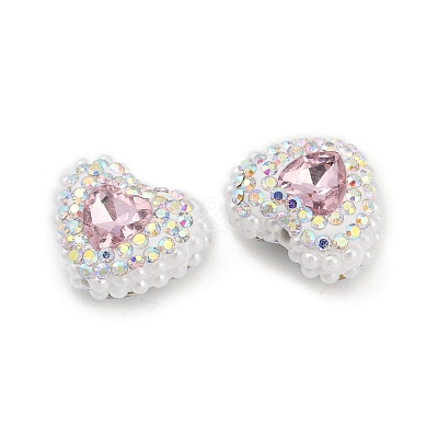 Polymer Clay Glass Rhinestone Beads CLAY-NH0001-13G-1