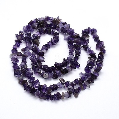 Natural Amethyst Beads Strands X-G-O049-C-23-1