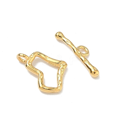 925 Sterling Silver Toggle Clasps STER-A051-01B-G-1