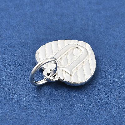 925 Sterling Silver Heart with Capital Letter Charms STER-S009-13U-S-1