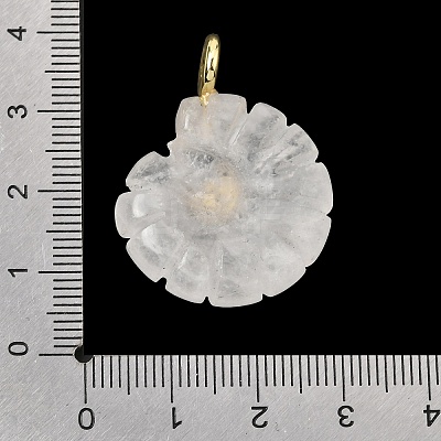 Natural Quartz Crystal Carved Pendants X-G-C282-01J-1