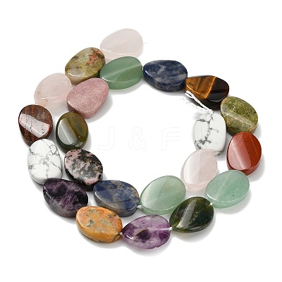 Natural Mixed Gemstone Beads Strands G-D354-C01-1