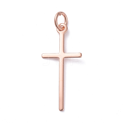 Brass Pendants ZIRC-G160-31RG-1