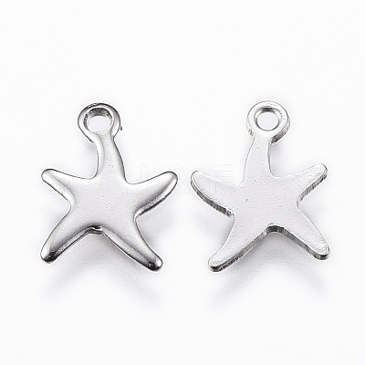 Tarnish Resistant 304 Stainless Steel Charms X-STAS-K154-22P-1