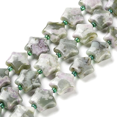 Natural Peace Jade Beads Strands G-NH0005-001-1