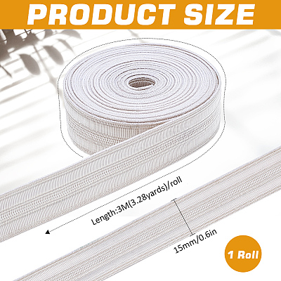 3M Metallic Yarn Ribbon SRIB-MA0001-08B-1