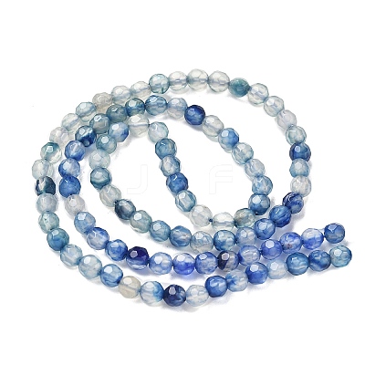 Natural Agate Beads Strands X-G-E469-12W-1