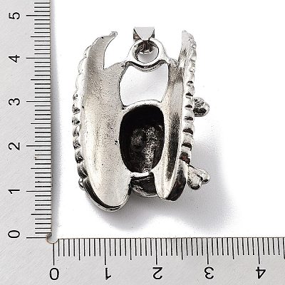 Tibetan Style Alloy Pendants TIBE-L012-040AS-06-1