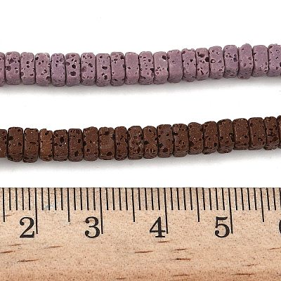 Handmade Porcelain Imitation Lava Rock Beads Strands PORC-P032-03M-1