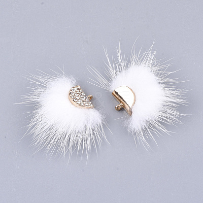 Faux Mink Fur Tassel Pendant Decorations FIND-T040-10-1