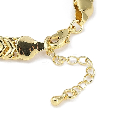Rack Plating Brass Bracelets for Women BJEW-K244-03G-1