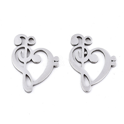 Non-Tarnish 201 Stainless Steel Pendants LS-STAS-S081-029-1