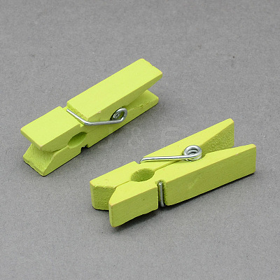 Wooden Craft Pegs Clips X-AJEW-S034-25mm-1