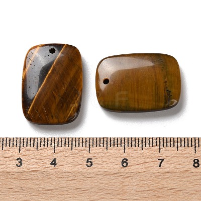 Natural Tiger Eye Pendants G-B123-06B-1