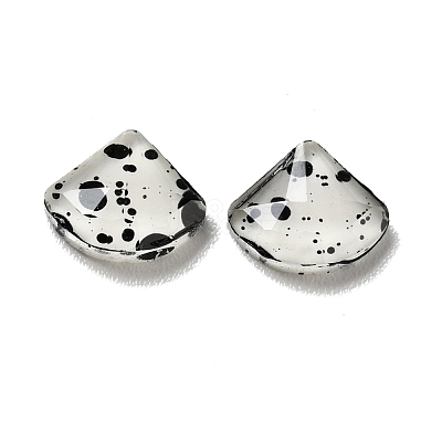 Spot Pattern Resin Cabochons MRMJ-G015-07-1