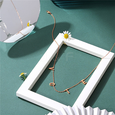 Stainless Steel Pendant Necklaces JN1004B-1