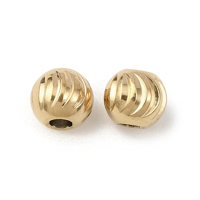 Textured 304 Stainless Steel Beads STAS-I358-11G-03-1