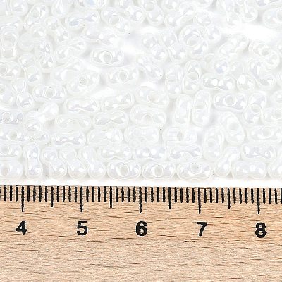 Opaque Colours Luster Glass Seed Beads X1-SEED-K010-04D-1