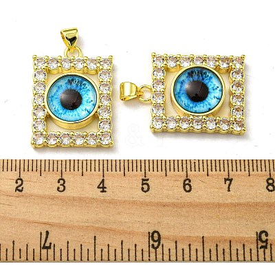 Real 18K Gold Plated Brass Pendants KK-L209-006G-03-1