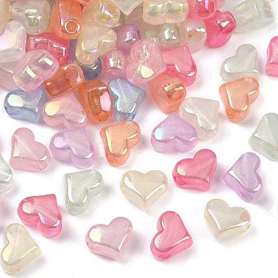 Transparent Acrylic European Beads MACR-L007-15-1