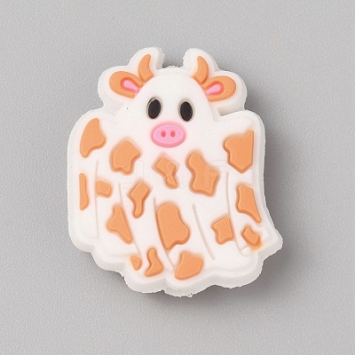 Halloween Themed PVC Plastic Beads SIL-SZC0005-14M-1