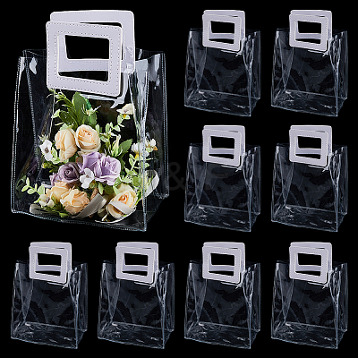 Valentine's Day 15Pcs PVC Plastic Gift Bags ABAG-FH0001-05-1