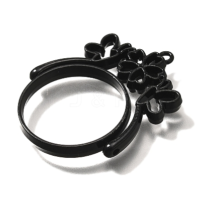 Alloy Open Back Bezel Pendants PALLOY-I223-02EB-1